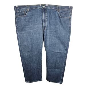 Levi's Big & Tall Men's 505 Relaxed Roomy Straight Leg Jeans Size 56 x 30